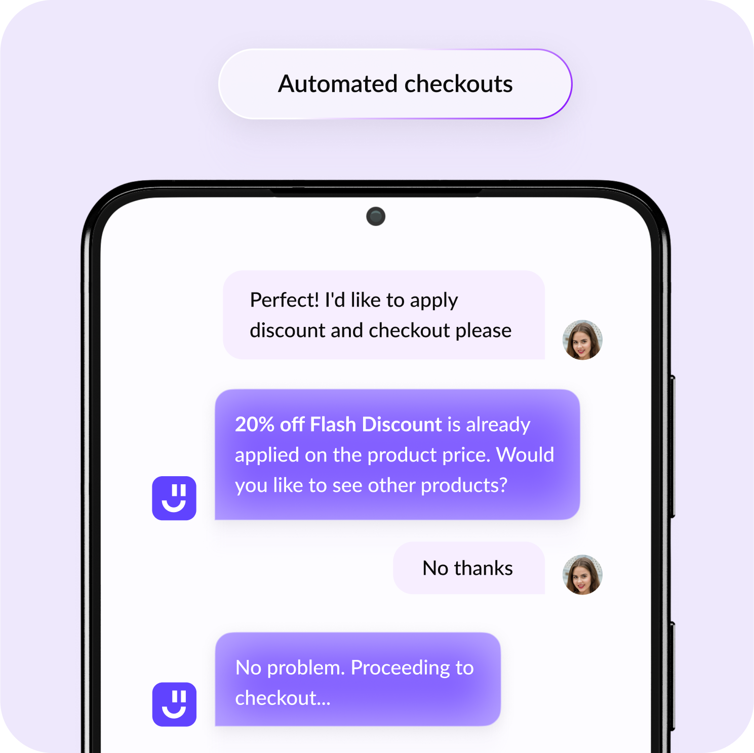 Automate in-app actions through AI chat