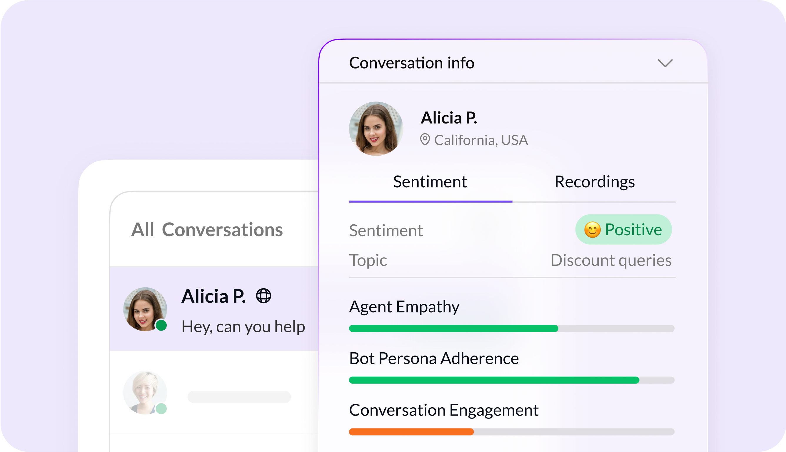 AI insights and analytics for Android user conversations