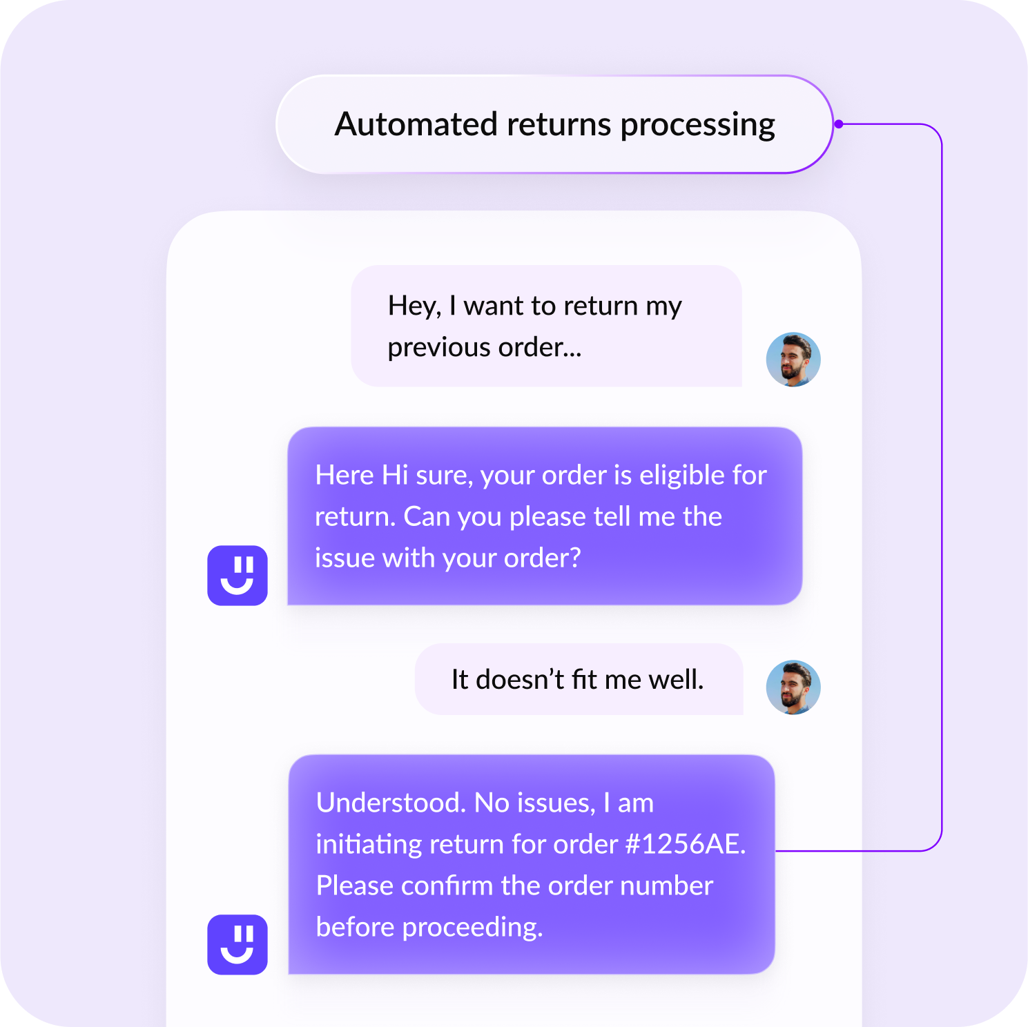 AI support resolution card