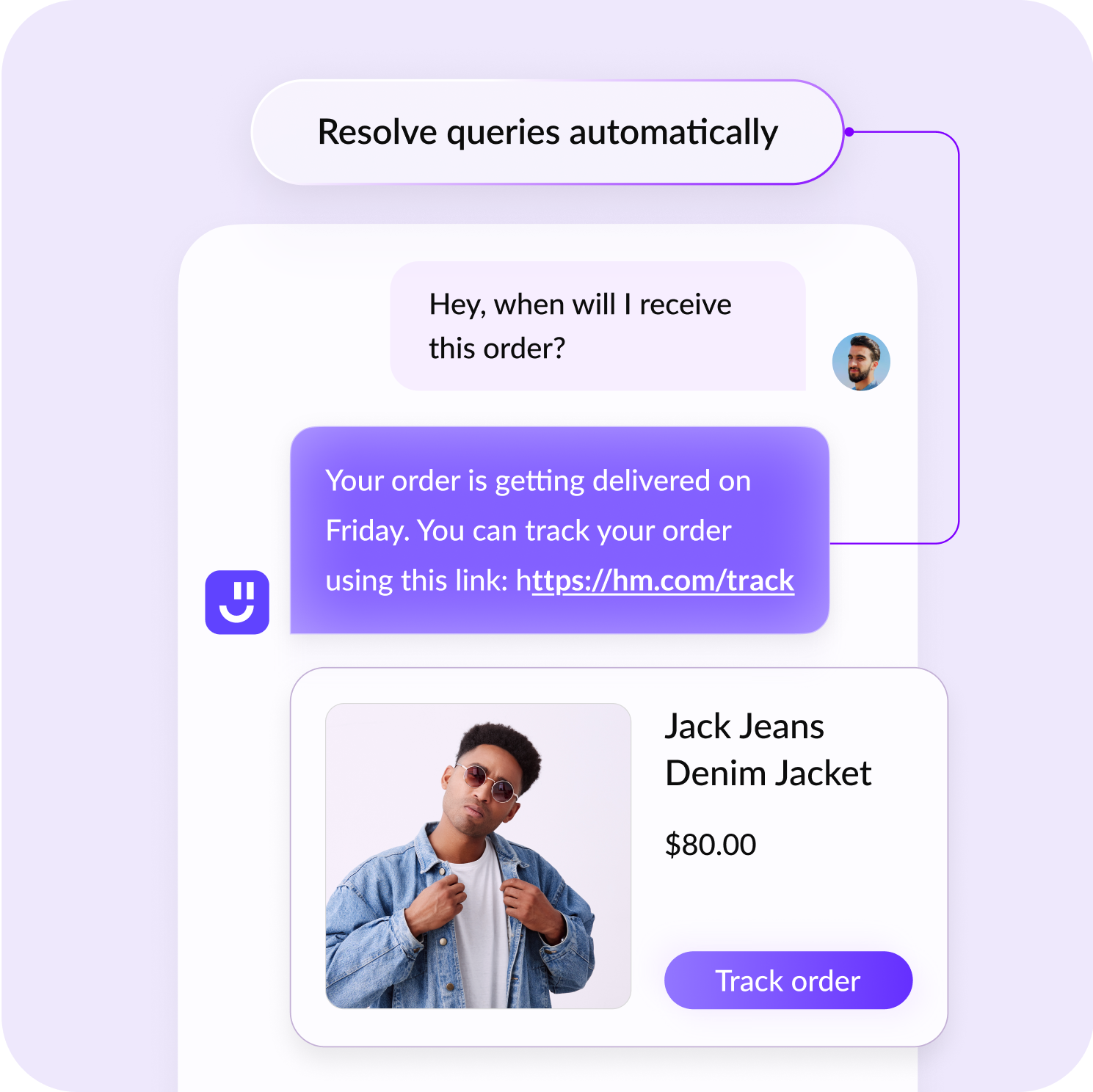 AI workflow automation card