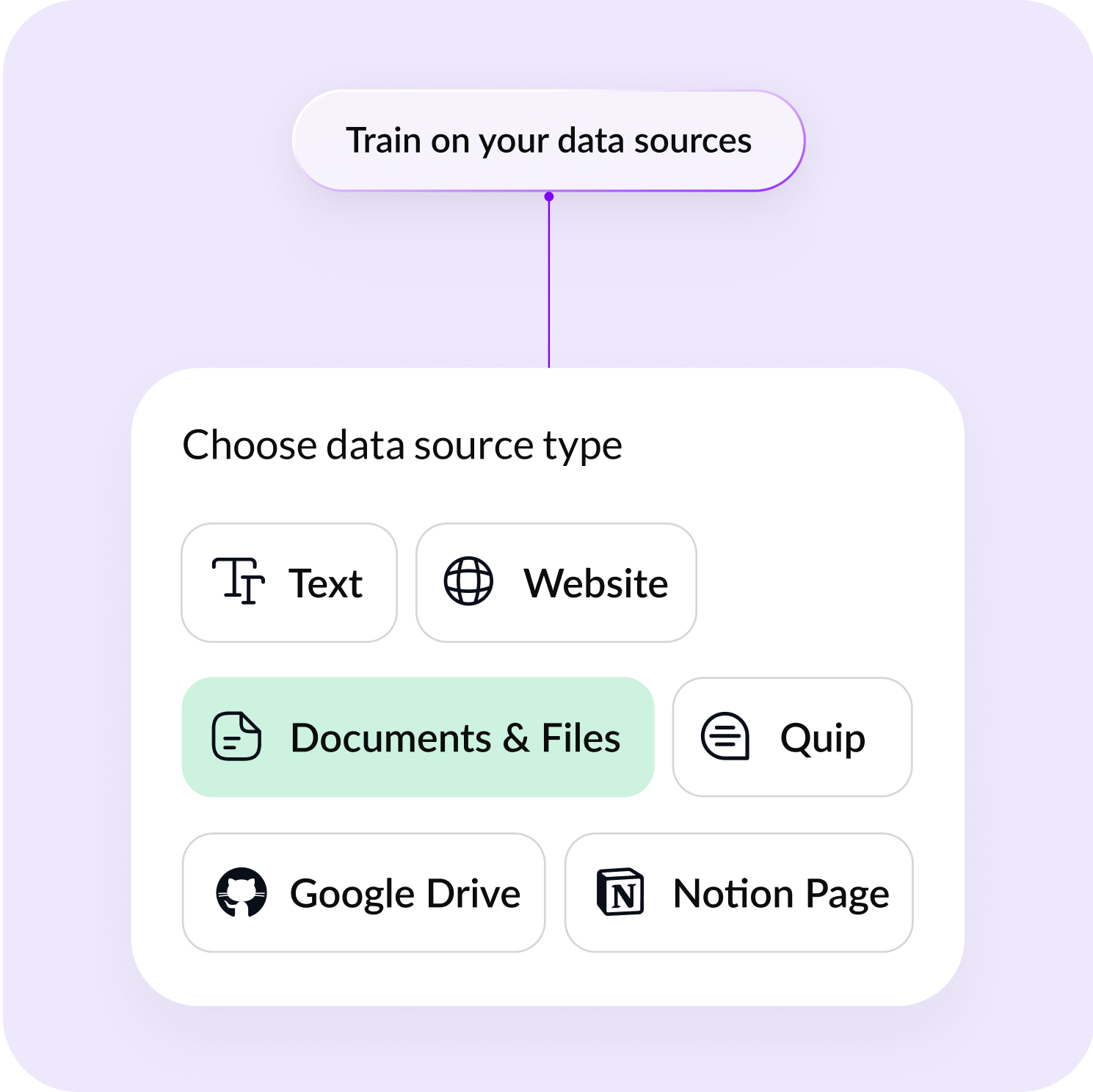 Train WhatsApp chatbot with FAQs and docs