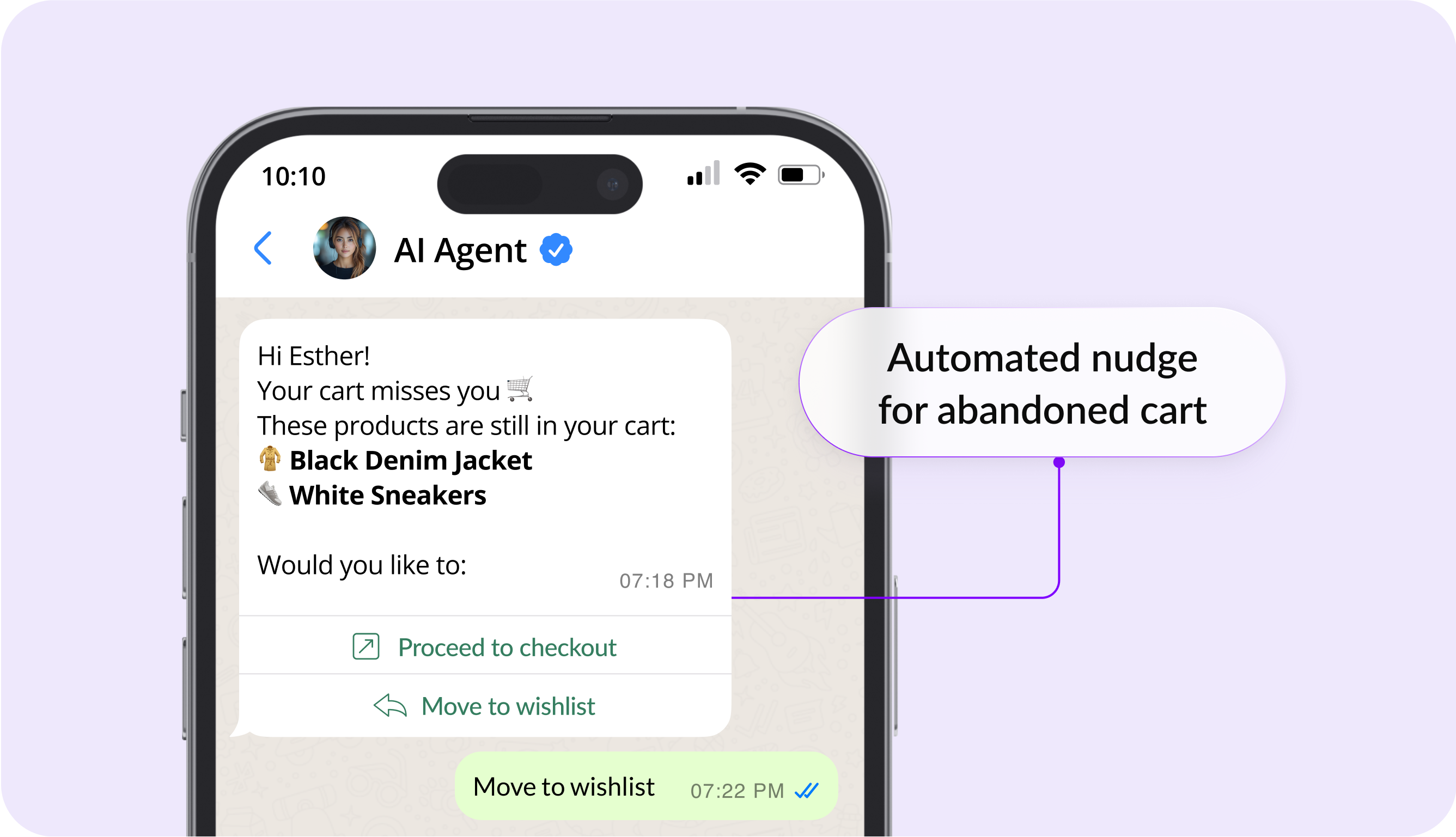 Smart commerce flows on WhatsApp