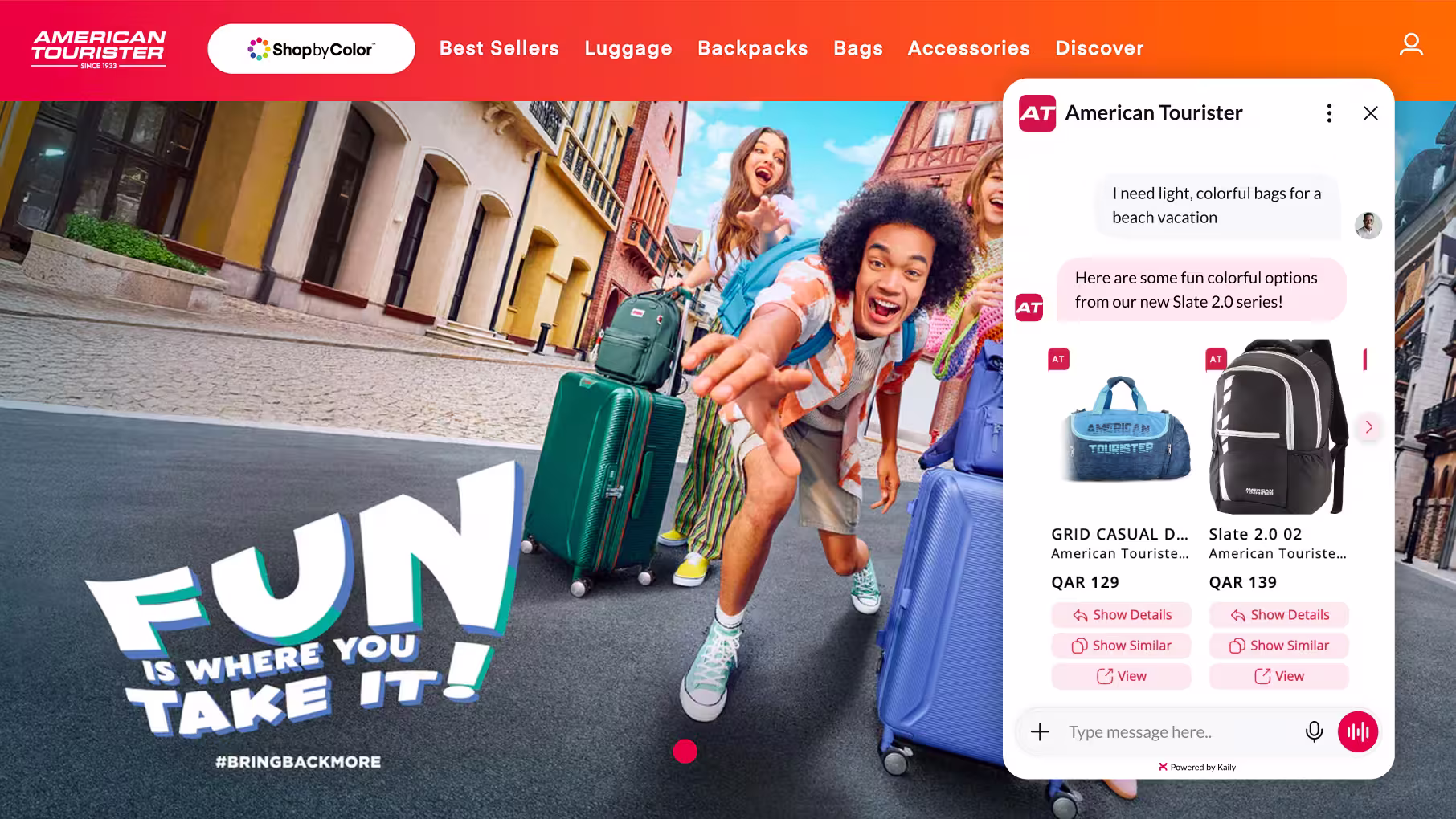 American Tourister customer story