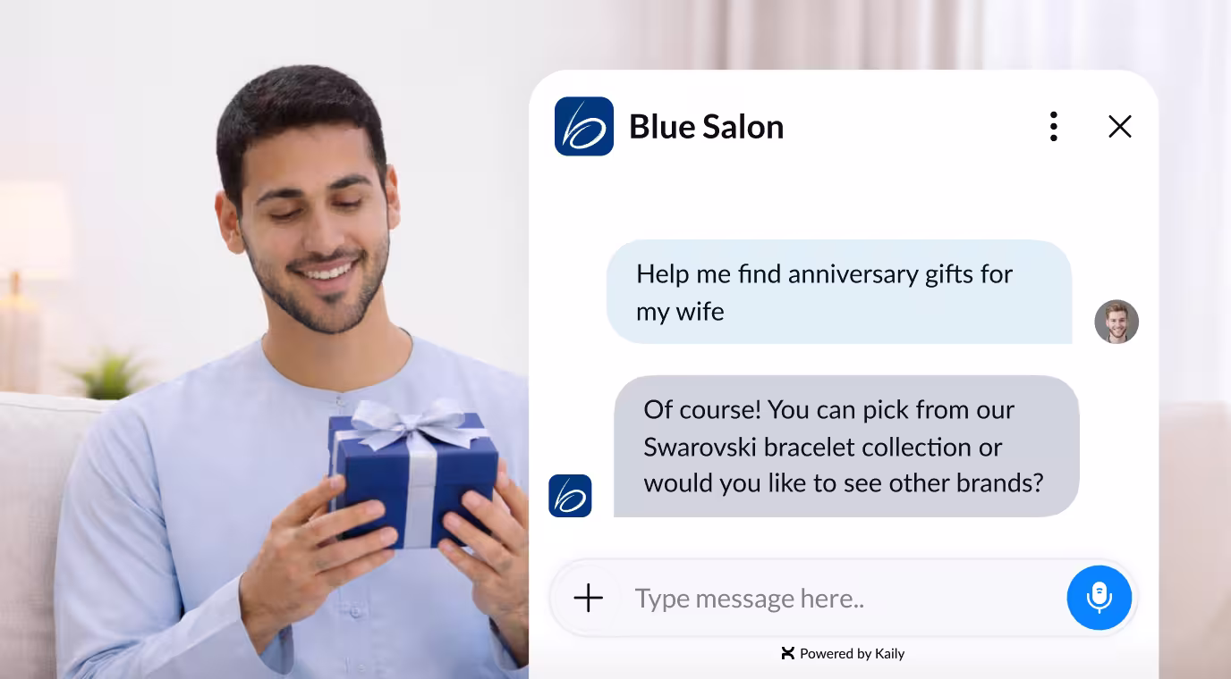 Blue Salon shopping concierge