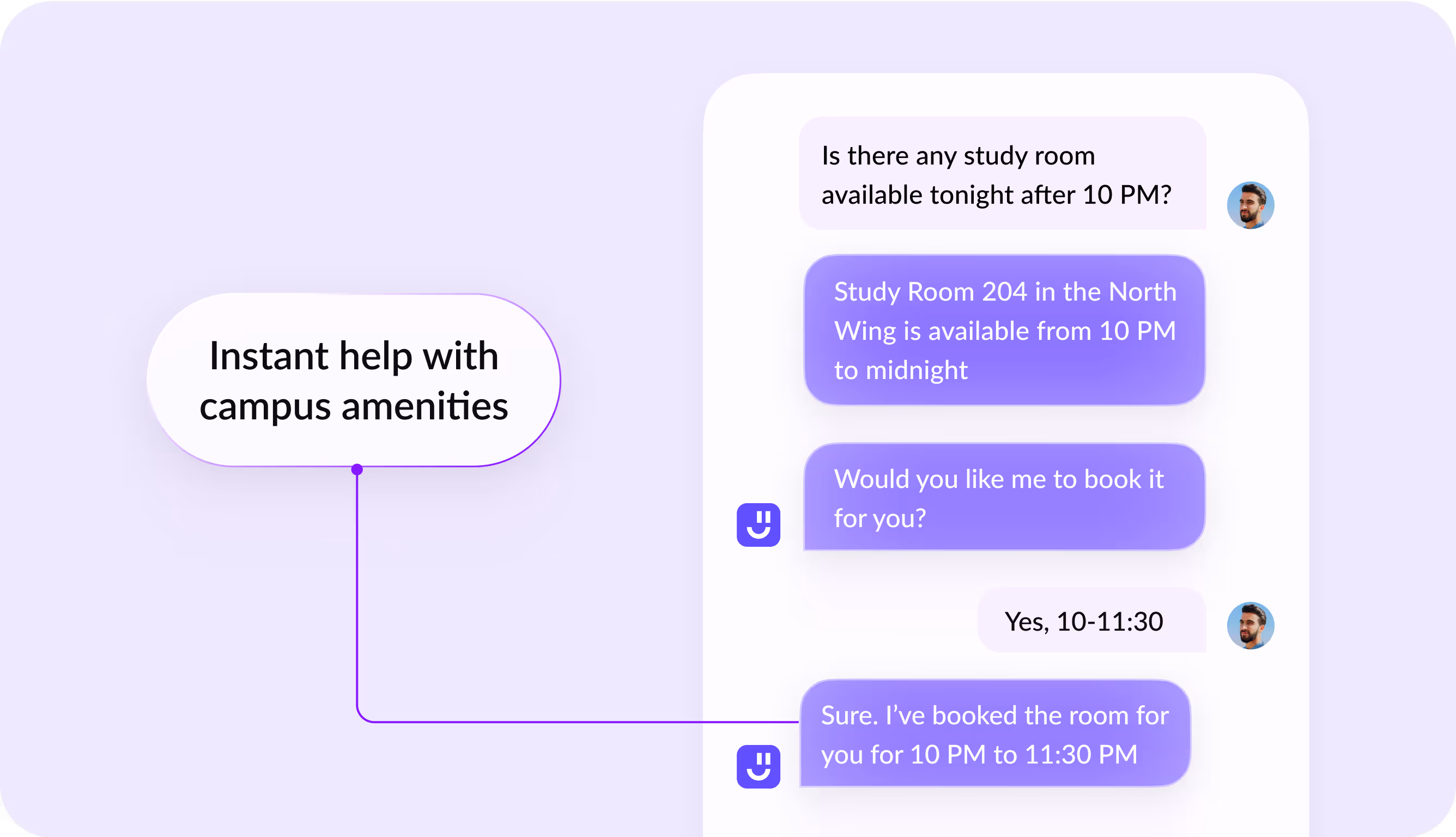 Campus support AI for educational institutions