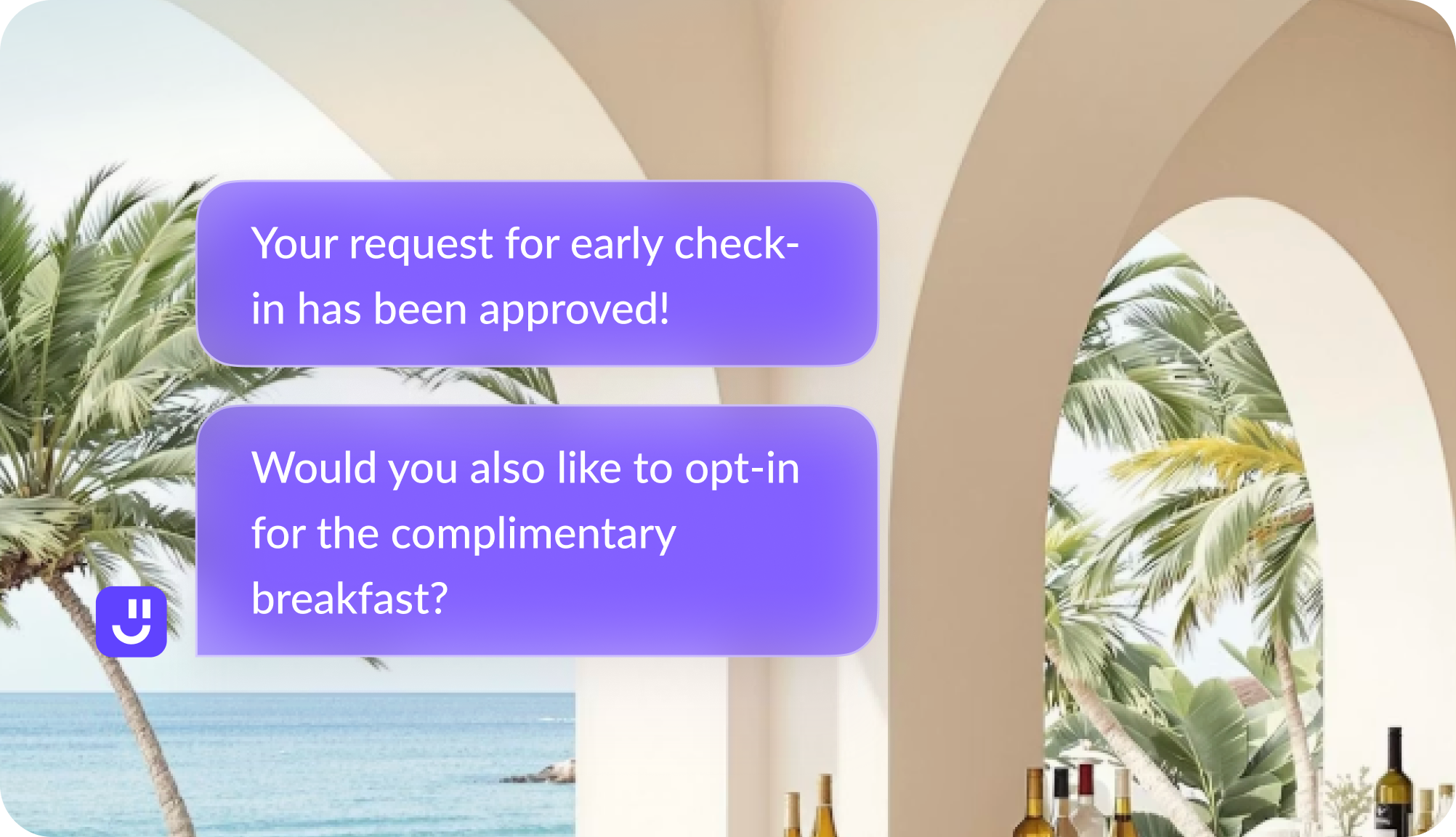 Smart hotel concierge interface